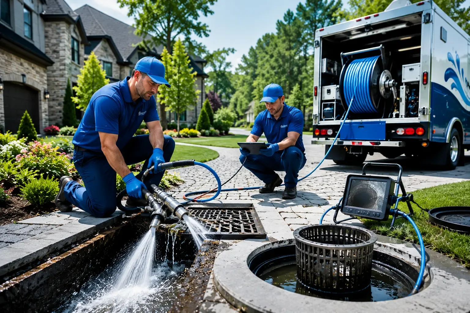 Local outdoor drain cleaning professionals in Bozman, MD