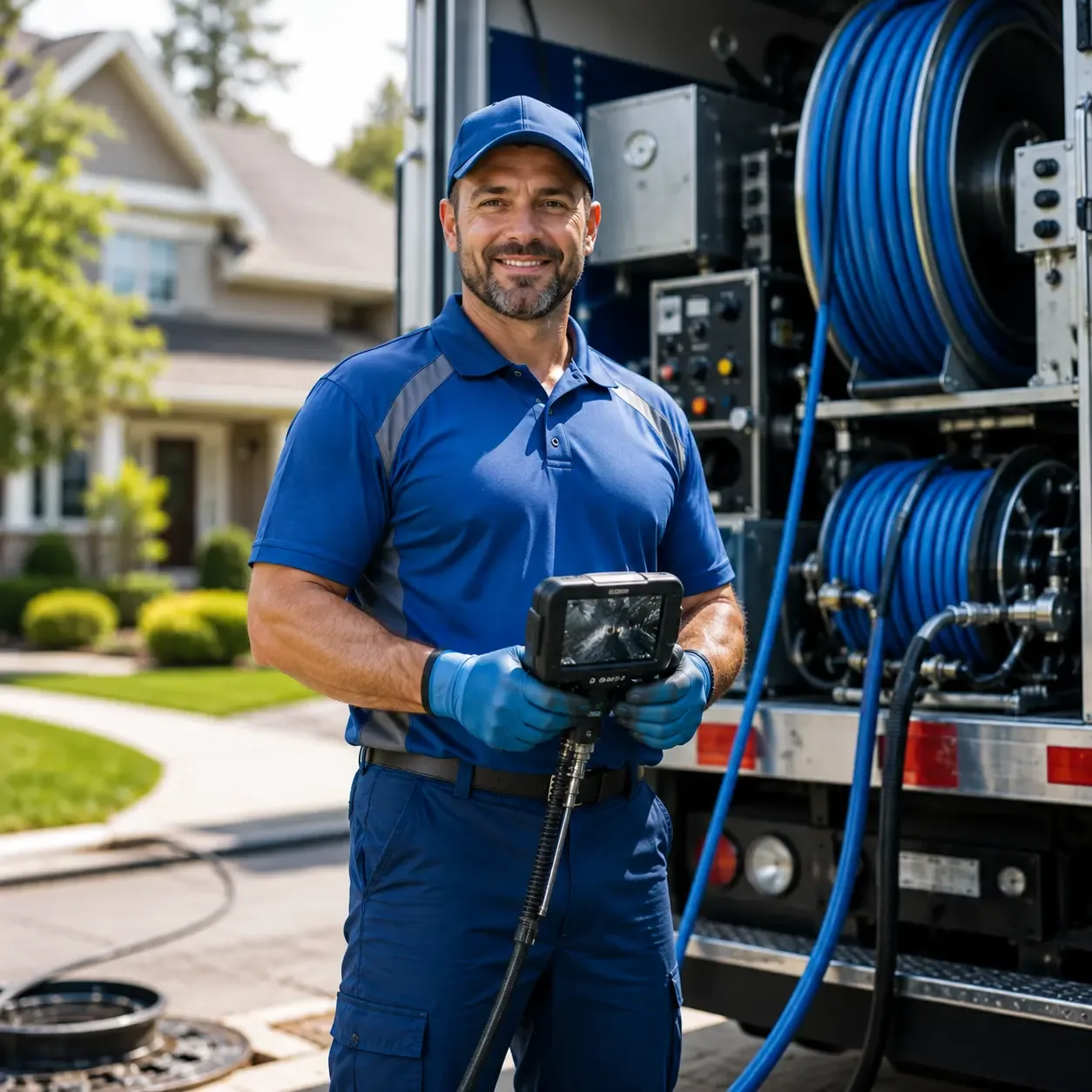 Local outdoor drain cleaning specialists in Bozman, MD